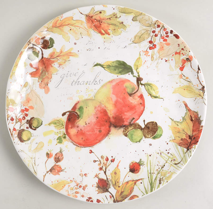 Harvest Splash 13" Chop Plate (Round Platter) by Certified International-1