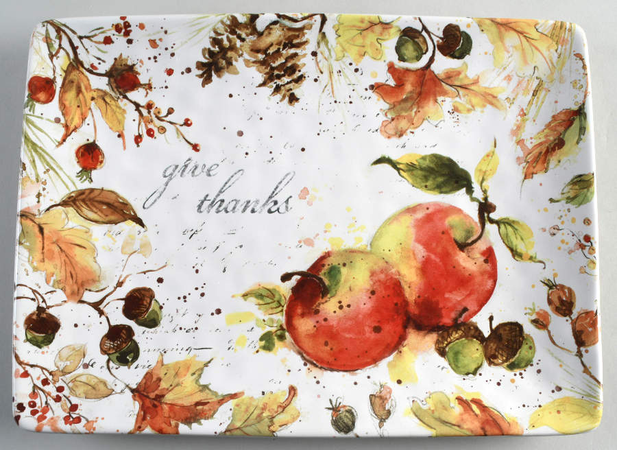 Harvest Splash 14" Rectangular Serving Platter by Certified International-1
