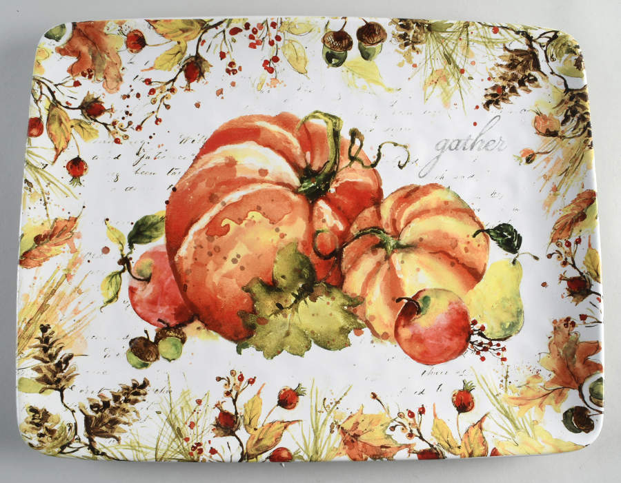 Harvest Splash 16" Rectangular Serving Platter by Certified International-1