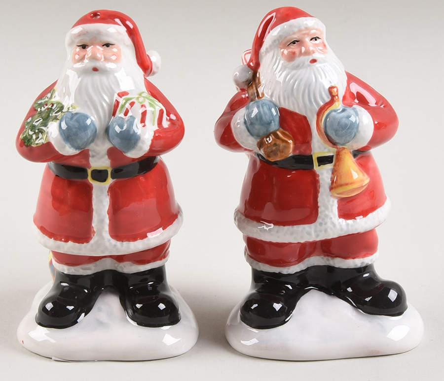 Vintage Santa Figural Salt & Pepper Set by Certified International-1