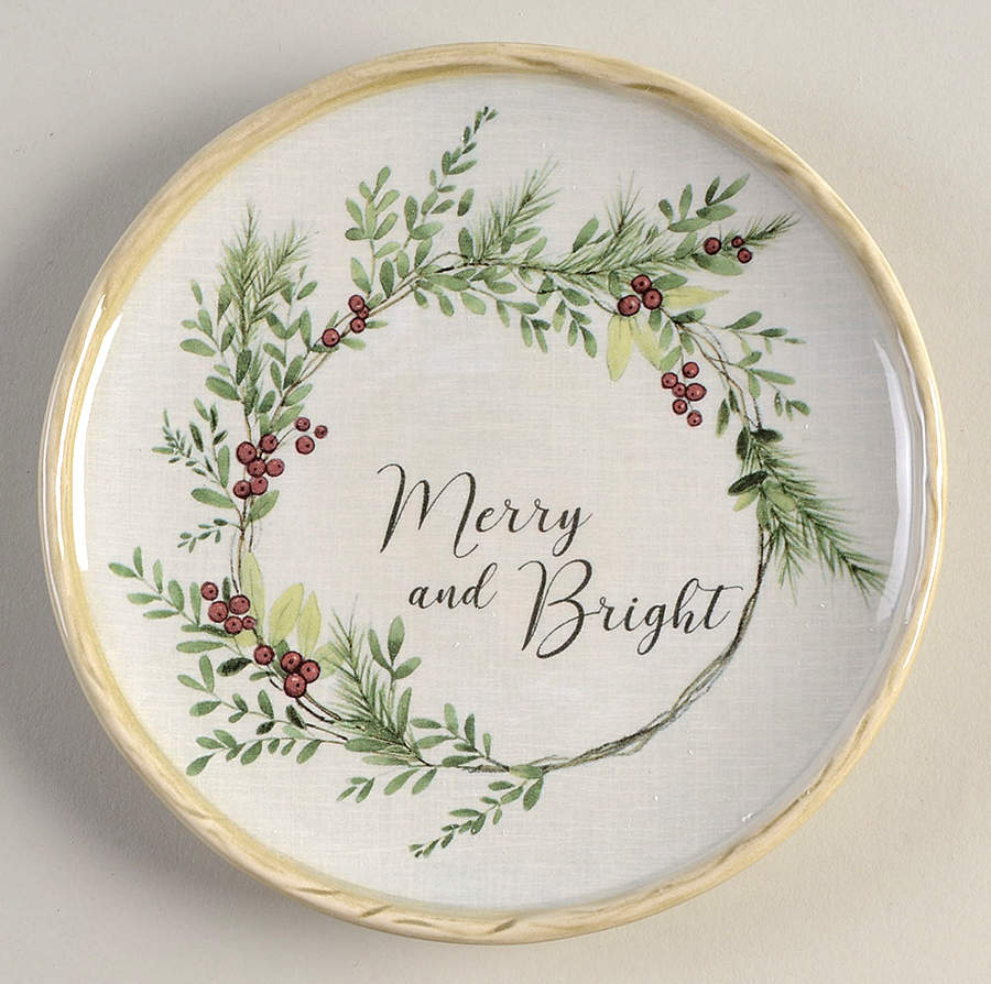 Holly and Ivy Canape Plate by Certified International-1