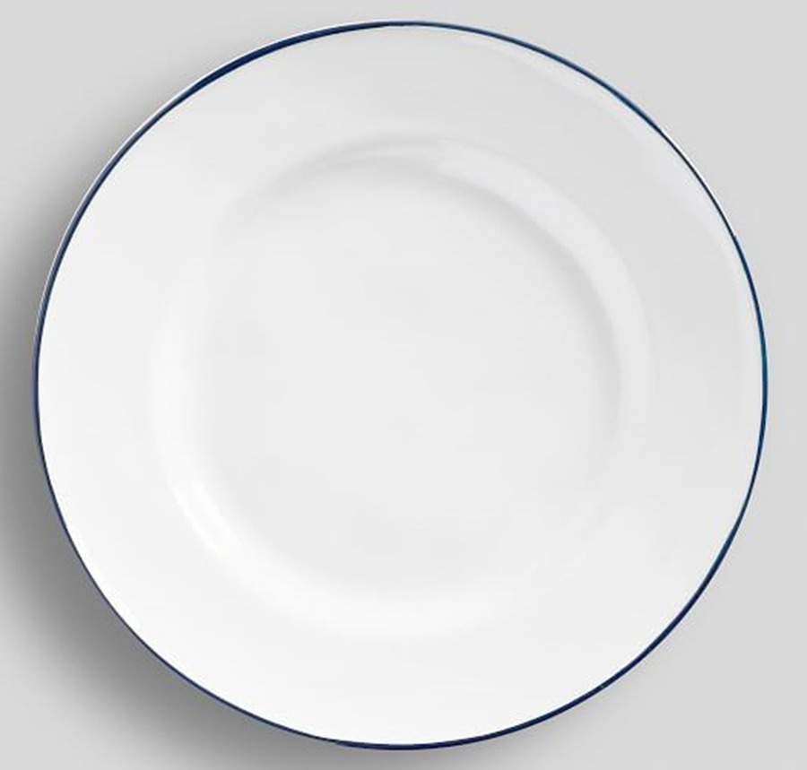 Beja (Blue Trim) Dinner Plate by Costa Nova China-1