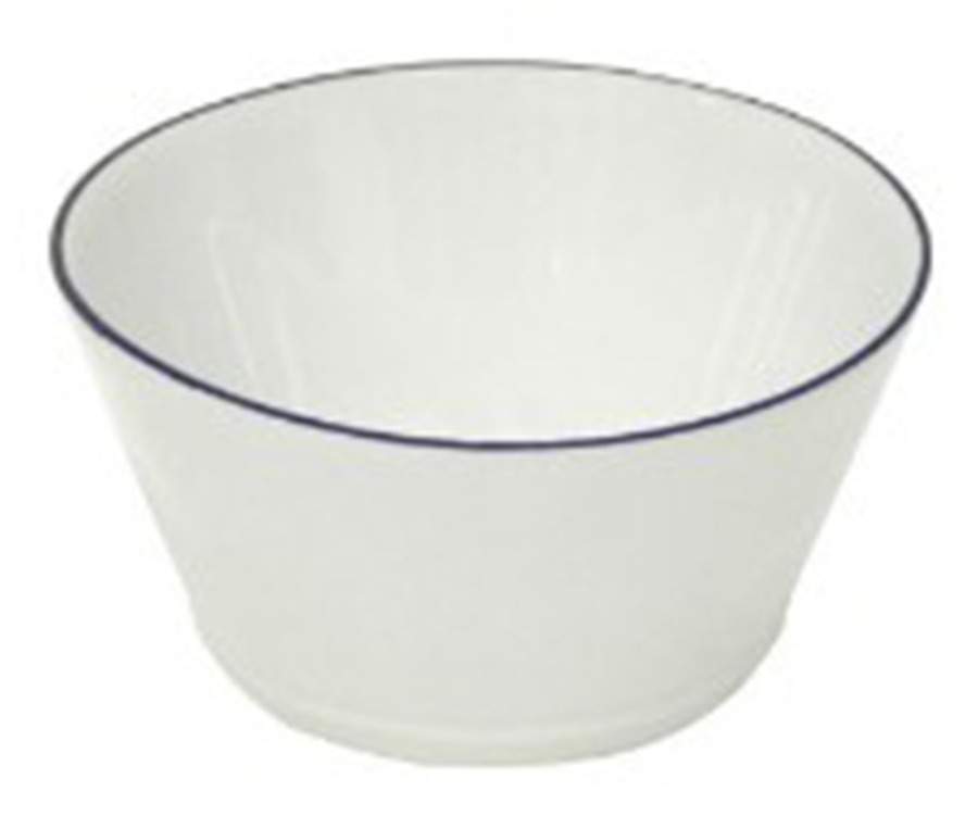 Beja (Blue Trim) Soup/Cereal Bowl by Costa Nova China-1