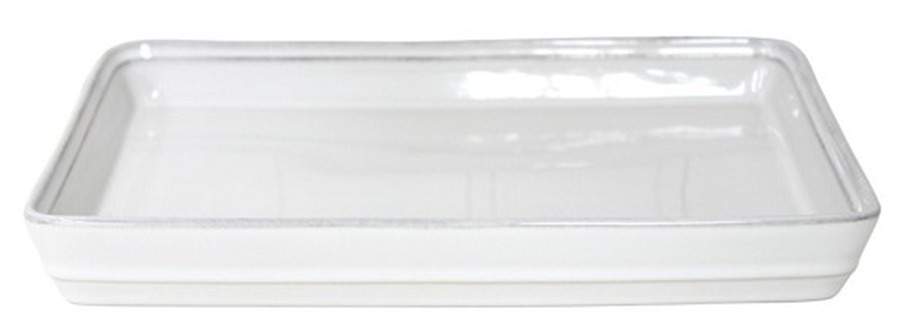Friso White 10" Rectangular Tray by Costa Nova China-1