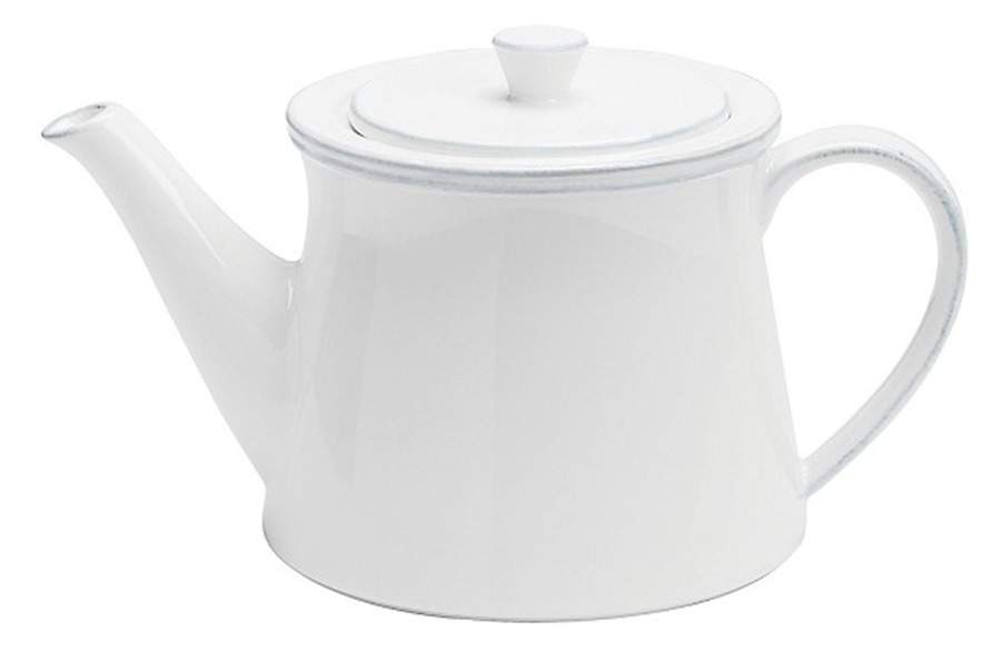 Friso White Teapot & Lid by Costa Nova China-1