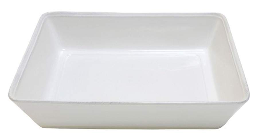 Friso White 11" Rectangular Baker by Costa Nova China-1