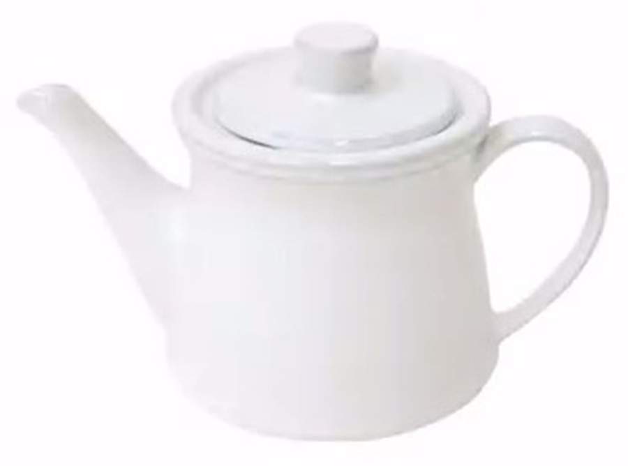 Friso White Small Teapot & Lid by Costa Nova China-1