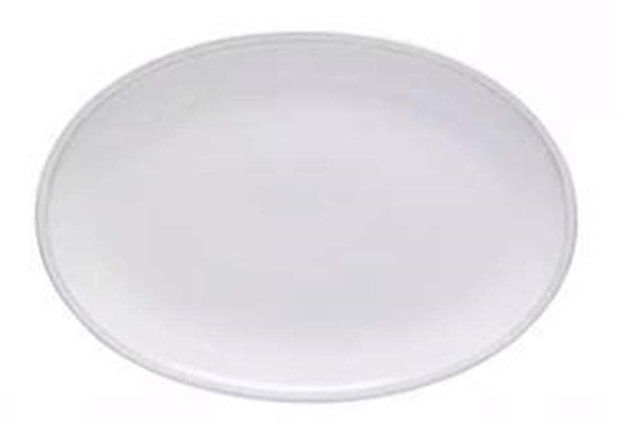Friso White Steak Plate by Costa Nova China-1