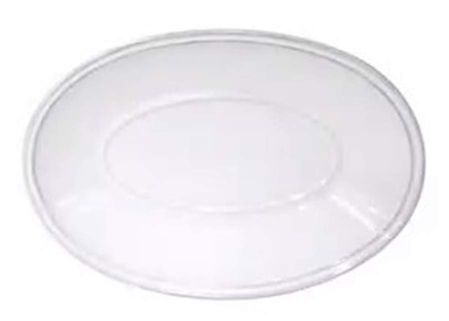 Friso White 7" Oval Serving Platter by Costa Nova China-1