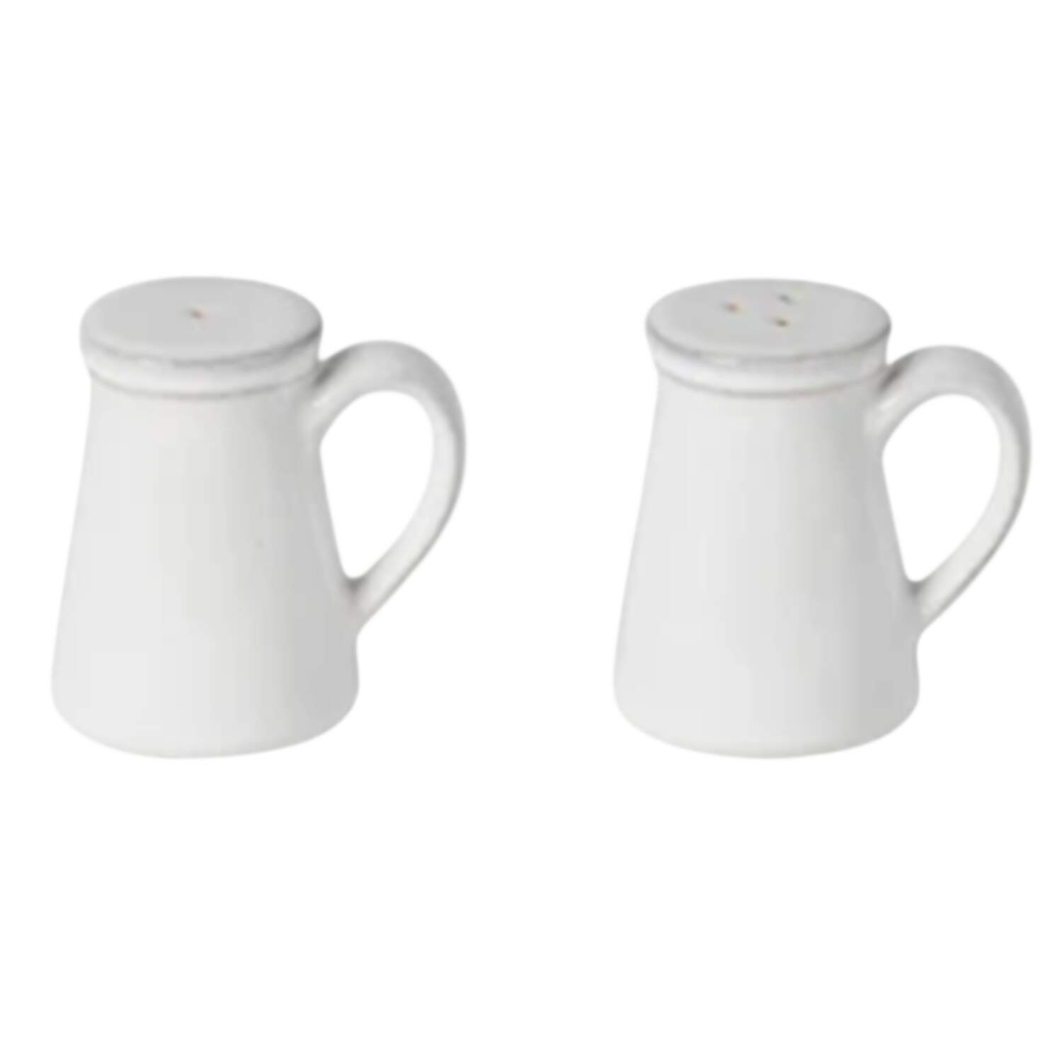 Friso White Salt & Pepper Set by Costa Nova China-1