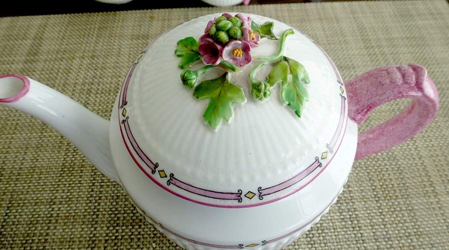 12459 Teapot & Lid by Crown Staffordshire-1