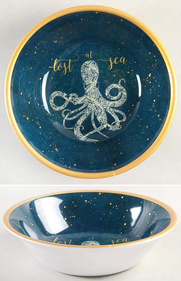 Coastal Lace (Melamine) 7" All Purpose Bowl by Certified International-1