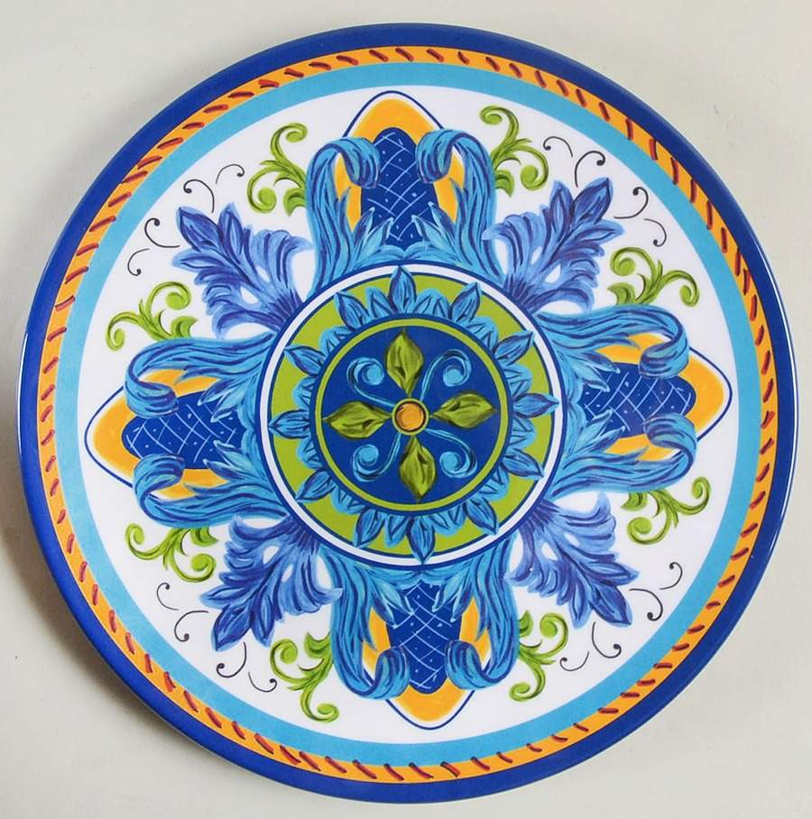 Tuscany (Melamine) Luncheon Plate by Certified International-1
