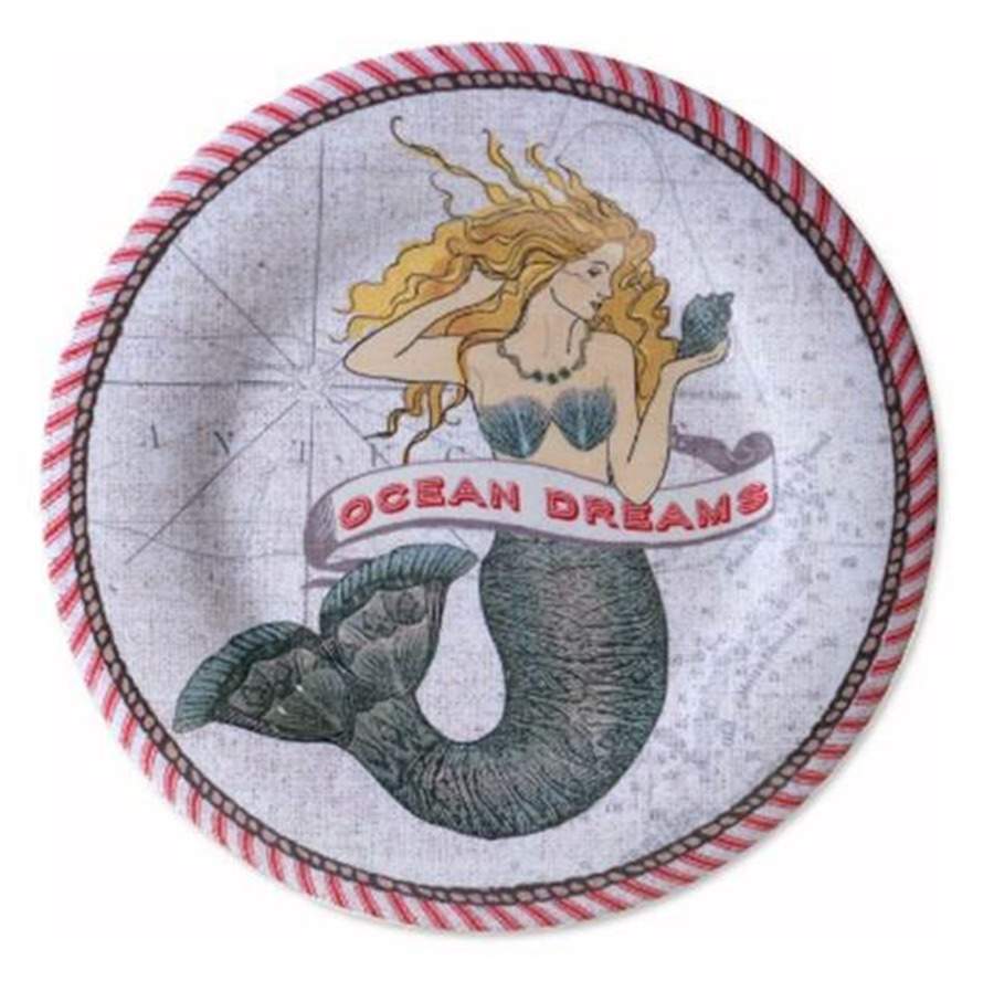 Drift Away (Melamine) Dinner Plate by Certified International-1