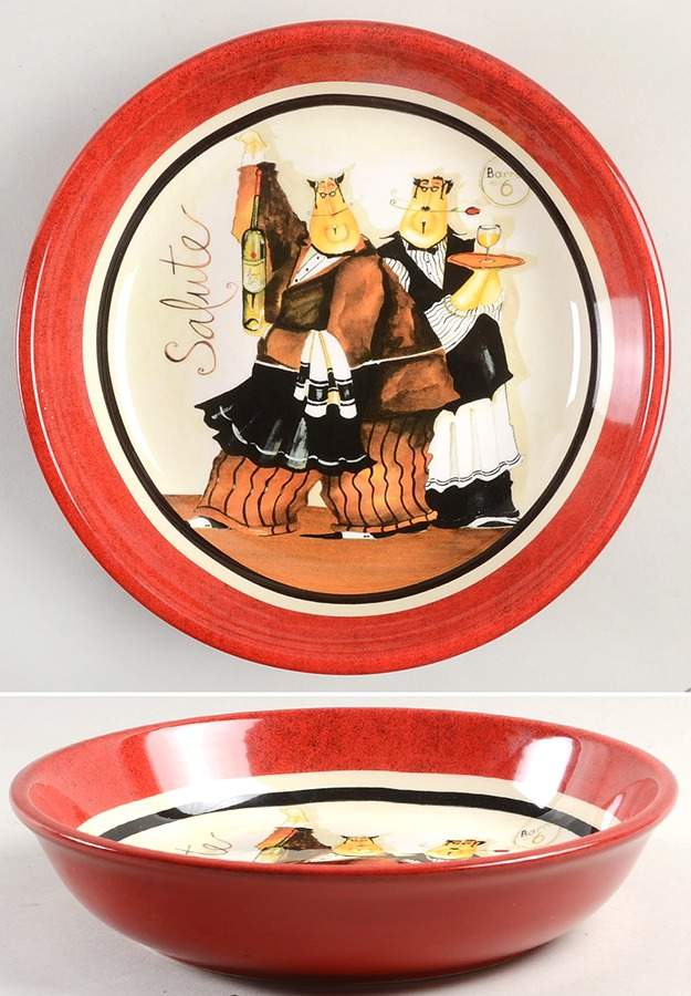 Buon Appetito 9" Individual Pasta Bowl by Certified International-1