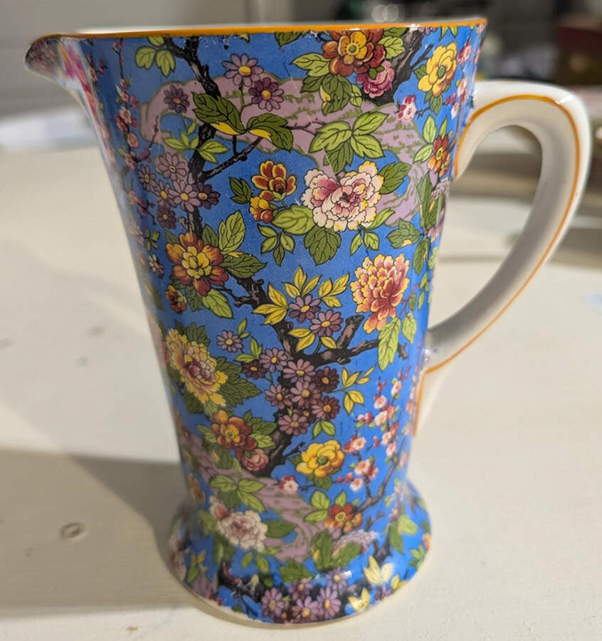 Spring Blossom 20 Oz Pitcher by Crown Ducal-1