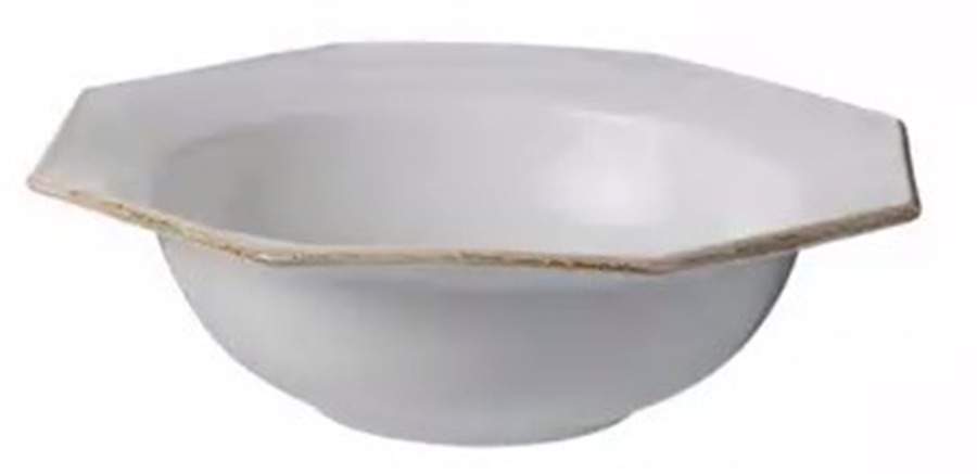 Luzia Cloud White 13" Octagonal Vegetable Bowl by Costa Nova China-1