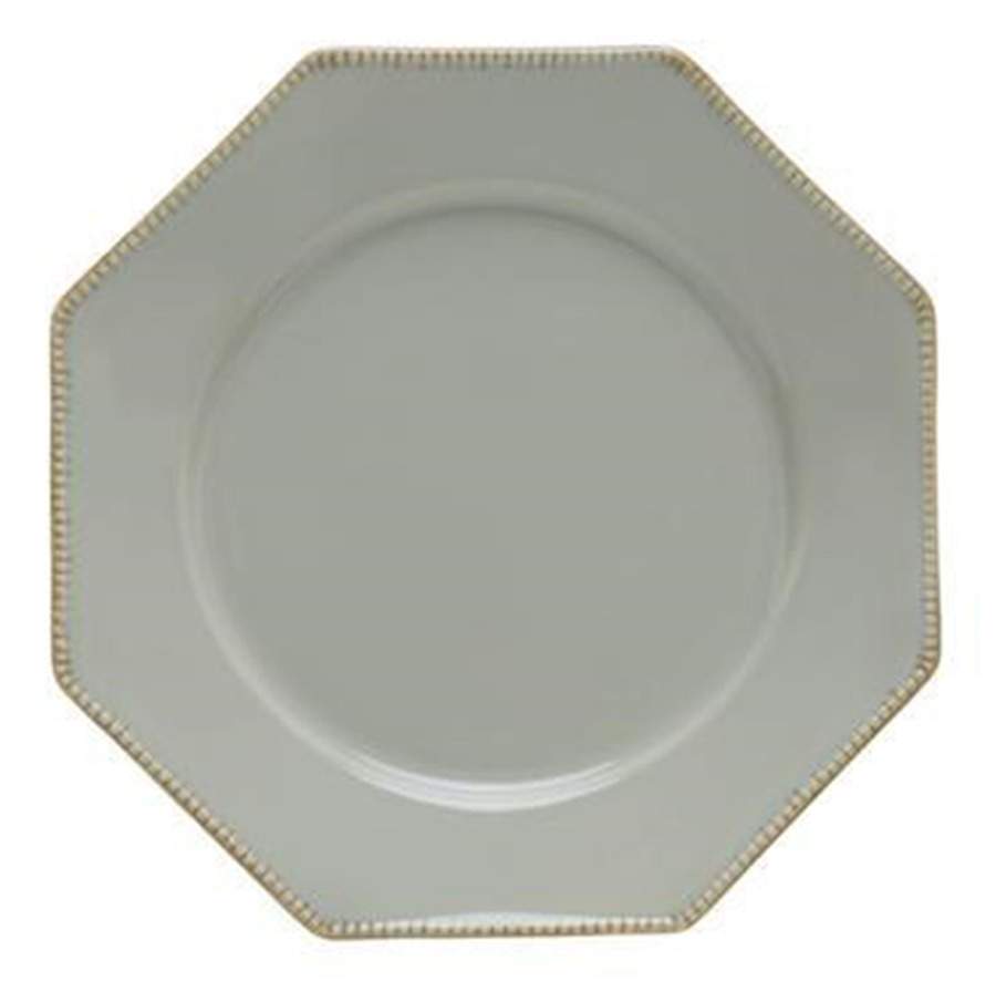Luzia Ash Grey (Light) Dinner Plate by Costa Nova China-1