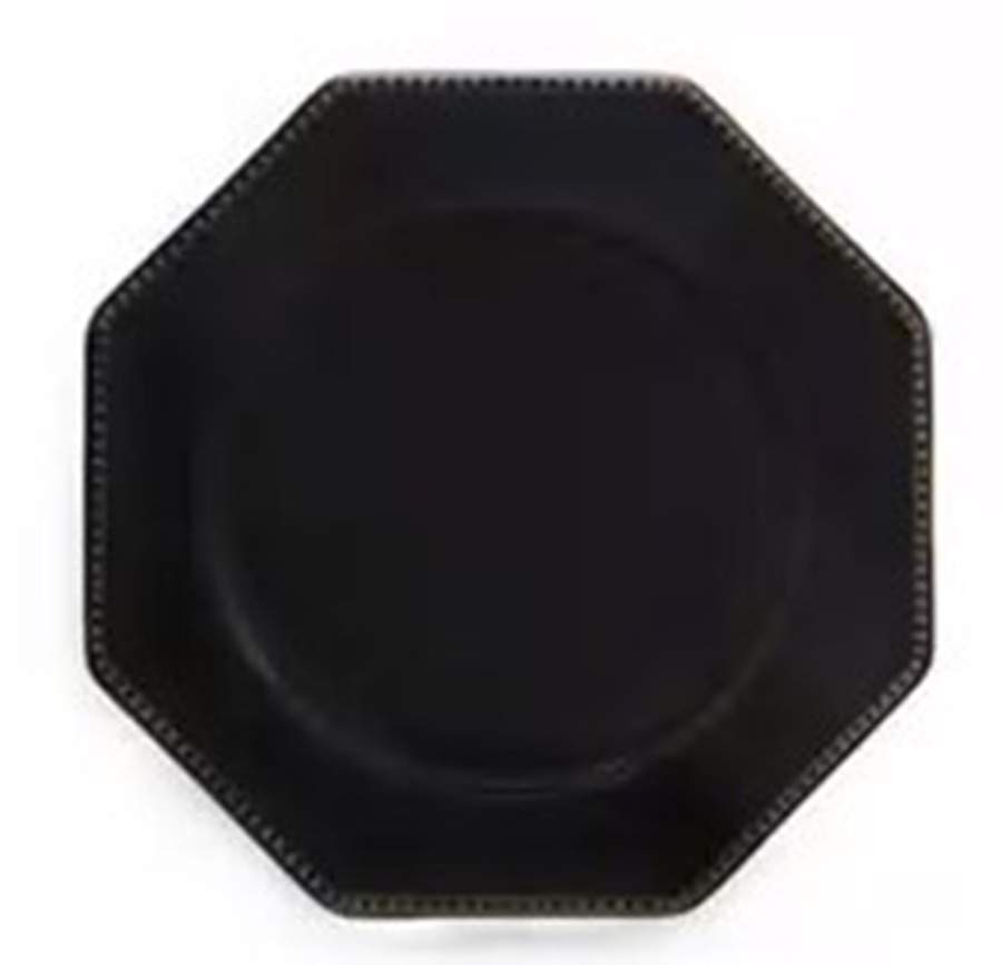 Luzia Slate Gray (Dark) Salad Plate by Costa Nova China-1