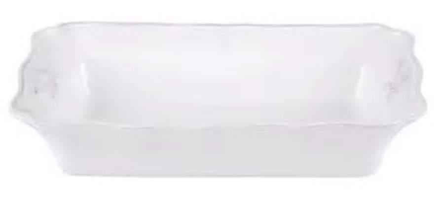 Alentejo White 14" Rectangular Baker by Costa Nova China-1