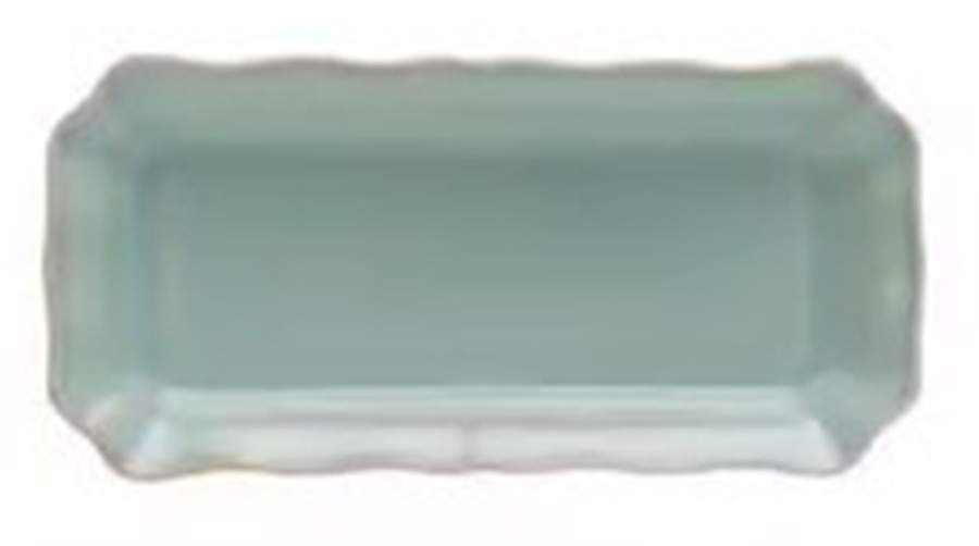 Alentejo Turquoise 8" Rectangular Tray by Costa Nova China-1