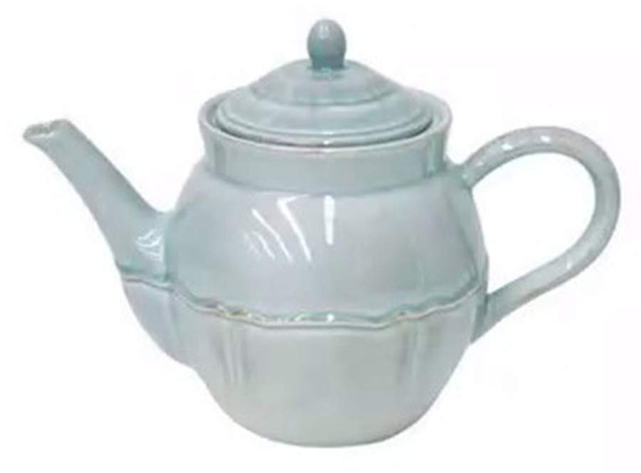 Alentejo Turquoise Teapot & Lid by Costa Nova China-1