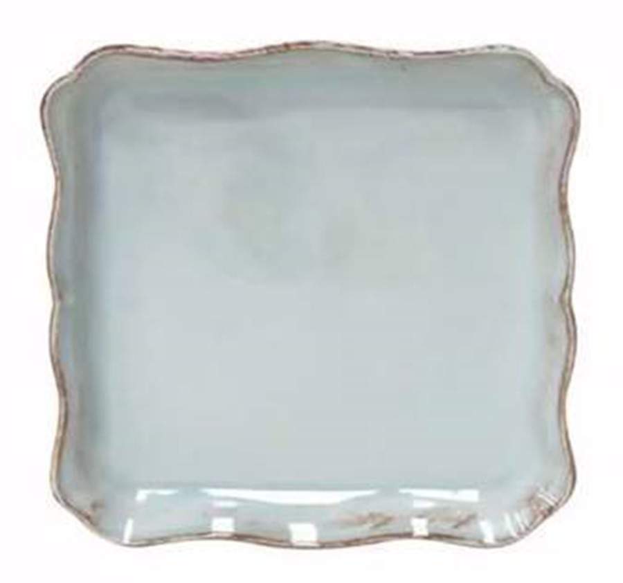 Alentejo Turquoise 8" Square Tray by Costa Nova China-1