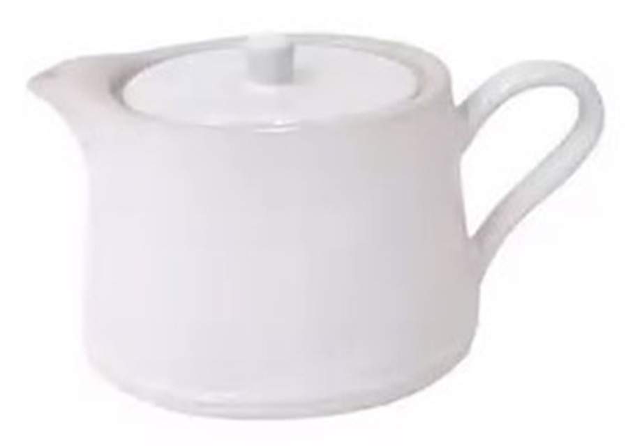 Beja Astoria White Teapot & Lid by Costa Nova China-1