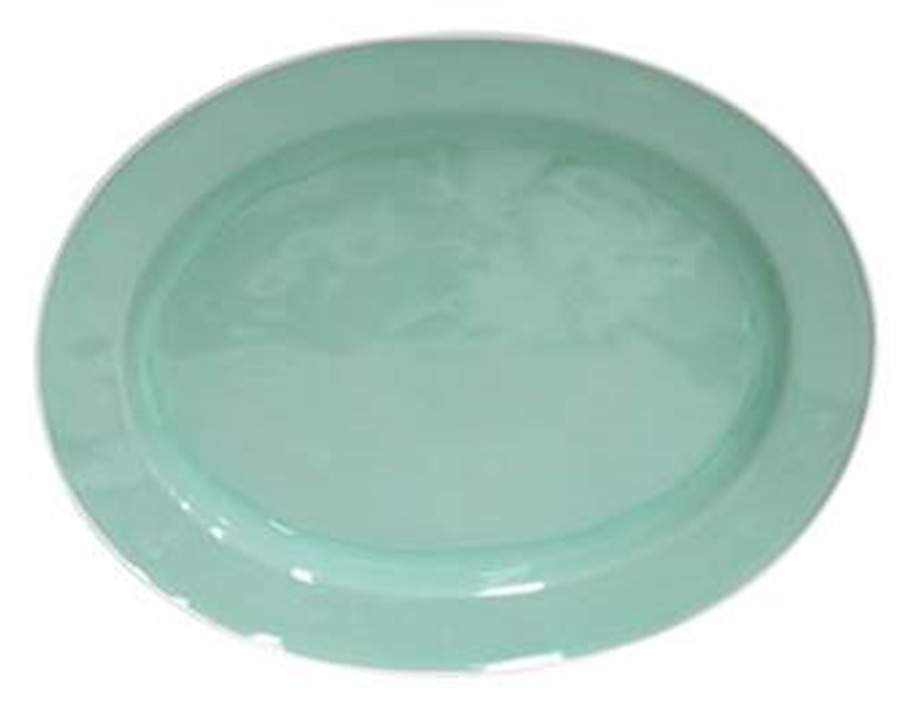 Astoria Mint 15" Oval Serving Platter by Costa Nova China-1