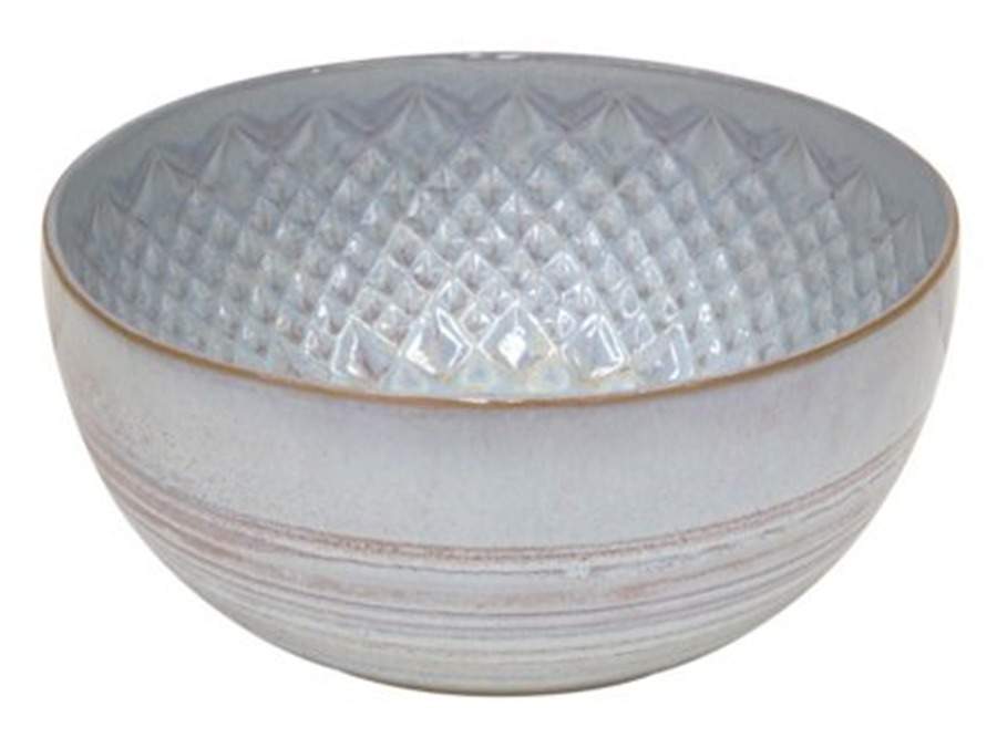 Cristal Nacar (Rustic White) 11" Round Serving Bowl by Costa Nova China-1