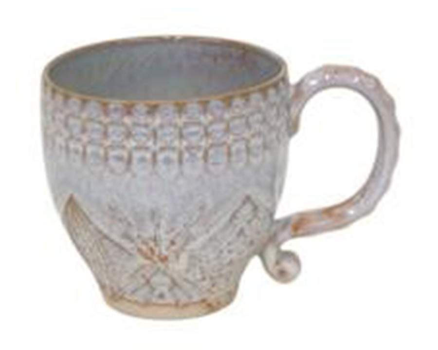 Cristal Nacar (Rustic White) Mug by Costa Nova China-1