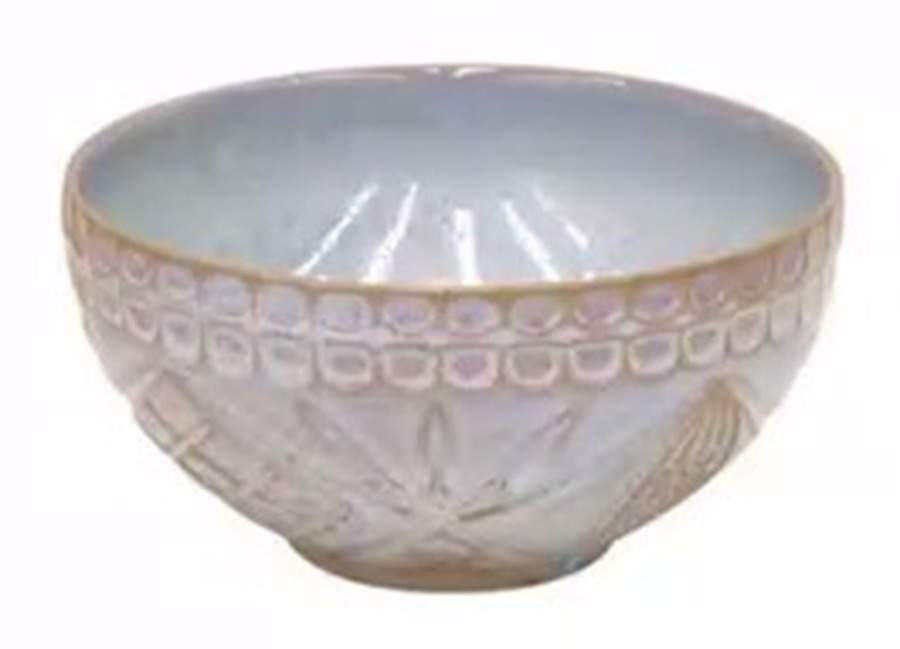 Cristal Nacar (Rustic White) Fruit/Dessert (Sauce) Bowl by Costa Nova China-1