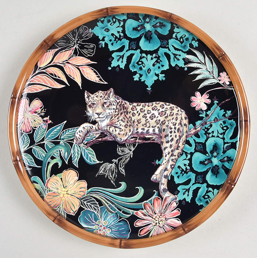 Exotic Jungle Salad Plate by Certified International-1