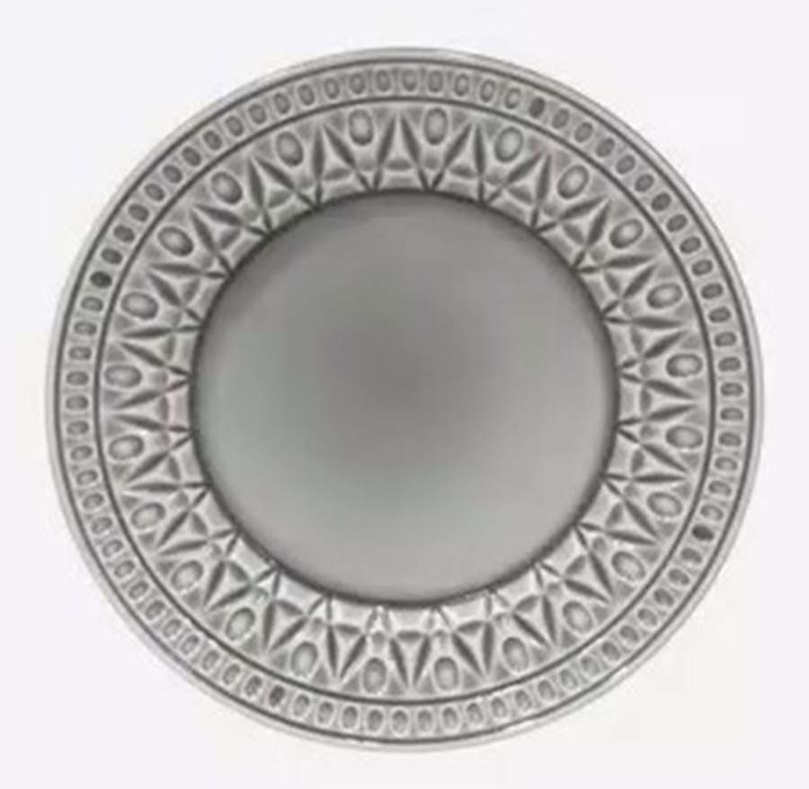 Cristal-Grey Salad Plate by Costa Nova China-1