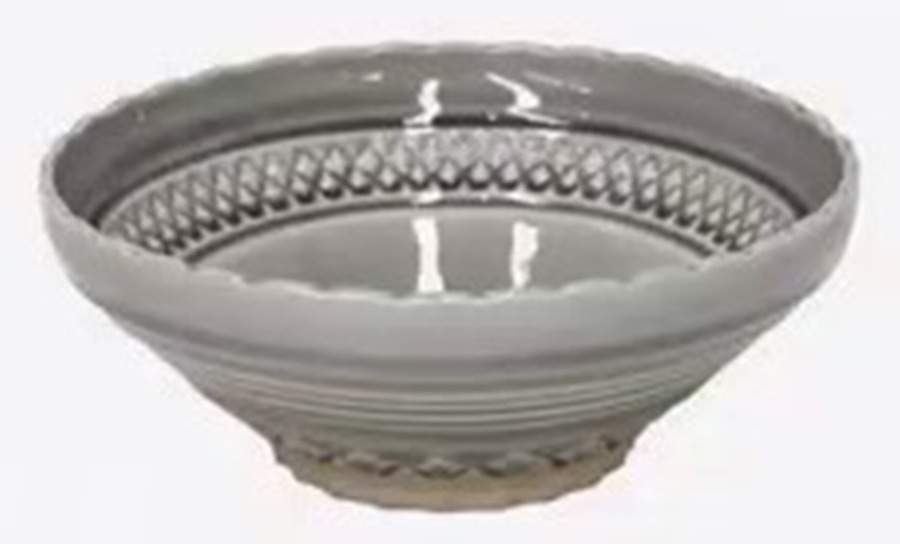 Cristal-Grey Soup/Cereal Bowl by Costa Nova China-1