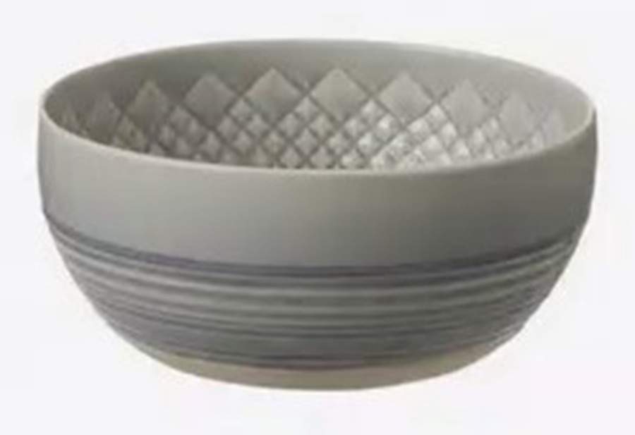 Cristal-Grey 8" Round Serving Bowl by Costa Nova China-1