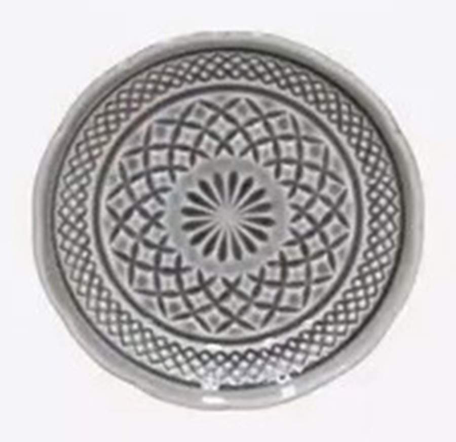 Cristal-Grey Bread & Butter Plate by Costa Nova China-1