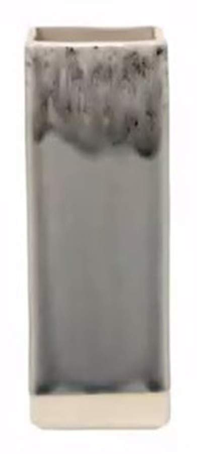 Madeira-Grey 8" Square Vase by Costa Nova China-1