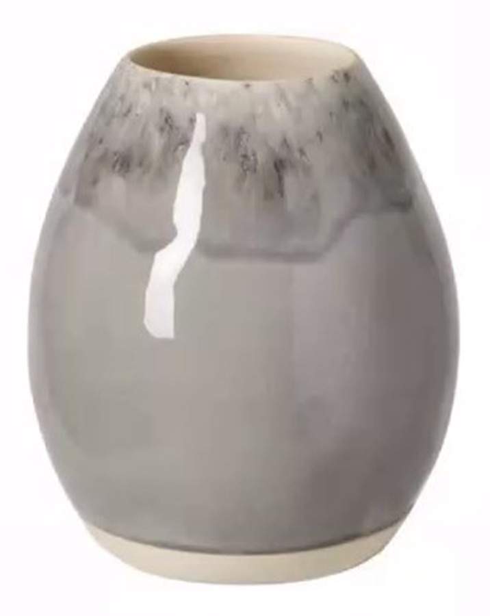 Madeira-Grey 7" Egg Vase by Costa Nova China-1