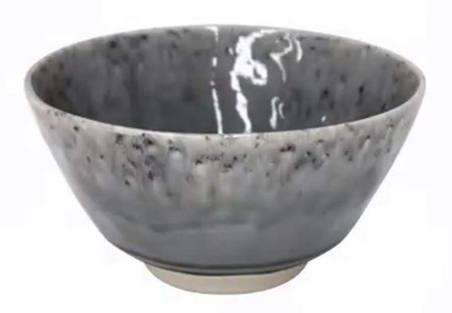 Madeira-Grey 9" Round Serving Bowl by Costa Nova China-1