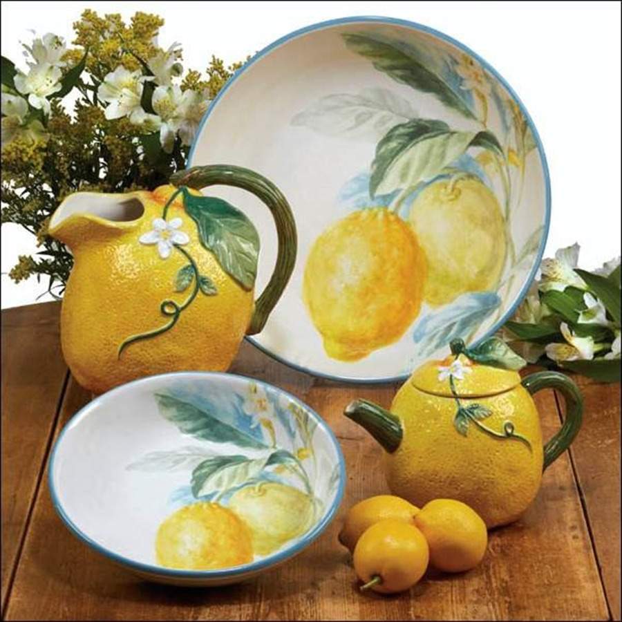 Citron 13" Pasta Serving Bowl by Certified International-1
