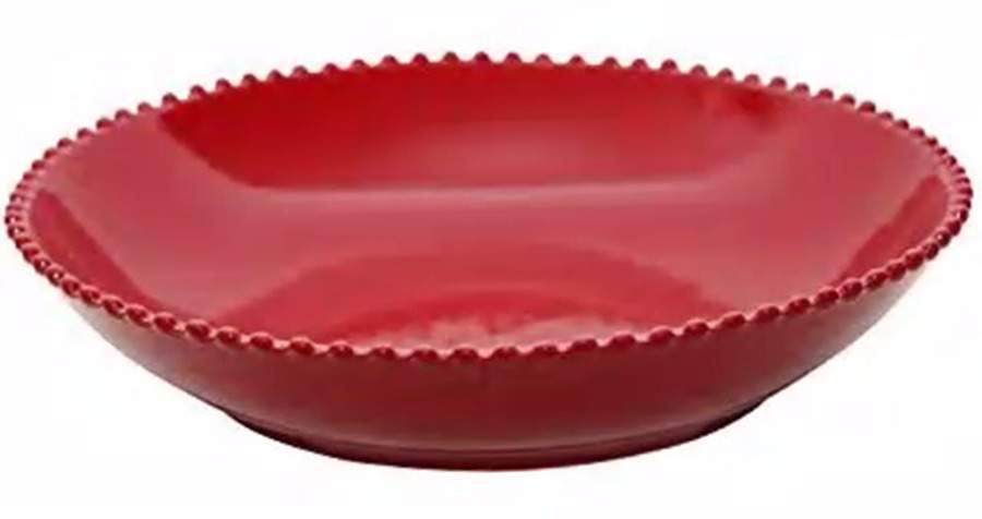 Pearl Ruby 13" Pasta Serving Bowl by Costa Nova China-1