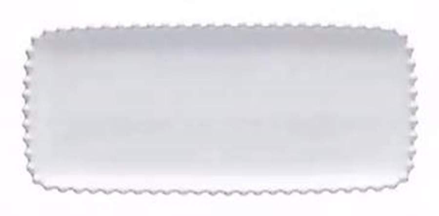 Pearl White Rectangular Tray 11" by Costa Nova China-1