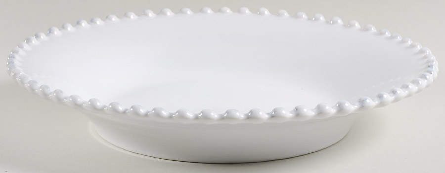 Pearl White 9" Soup/Pasta Bowl by Costa Nova China-1