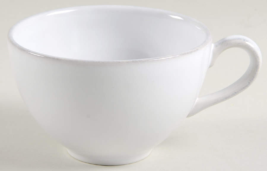 Pearl White Flat Cup by Costa Nova China-1