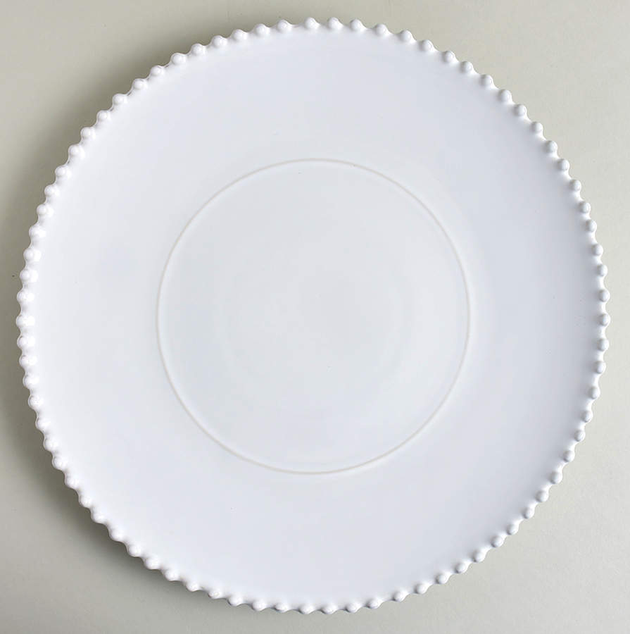 Pearl White Service Plate (Charger) by Costa Nova China-1