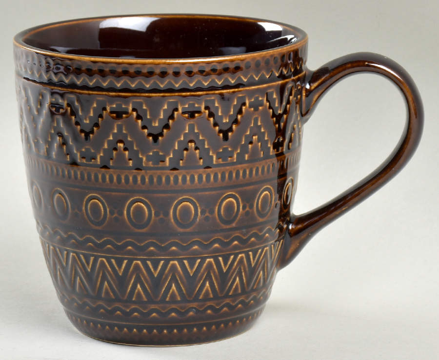 Aztec Brown Mug by Certified International-1