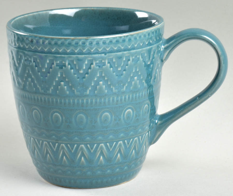 Aztec Teal Mug by Certified International-1