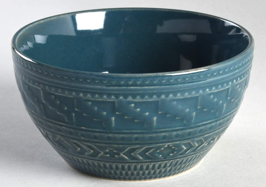 Aztec Teal Individual Ice Cream Dish by Certified International-1