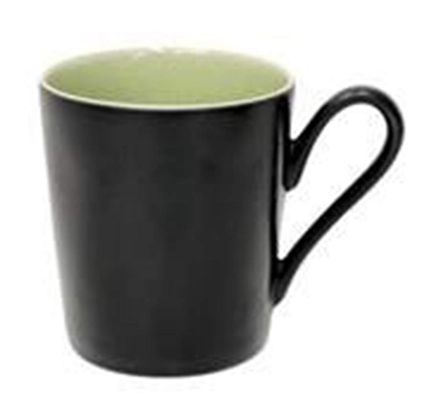 Riviera Vert Frais (Green & Black) Mug by Costa Nova China-1